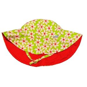 Girls Floral Sun/Swim Hat